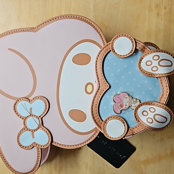 My Melody Pink and Blue Crossbody Bag - Picture 3 of 15
